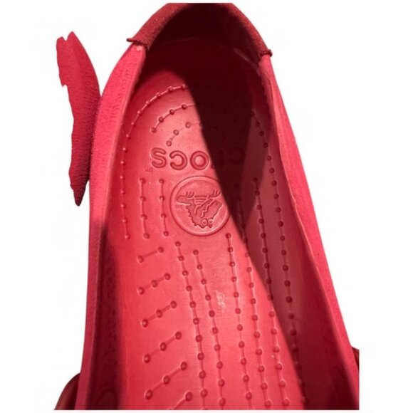 Crocs Alice Mary Jane Shoes – Rare Red – Women’s Size 11 – Comfort Flats - Picture 4 of 5